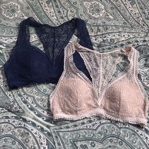Bundle of 2 VS Lace Bralettes! Sz Small